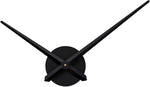 AILILIFE 3D clock hands front view featuring long black spade hands for DIY wall decor