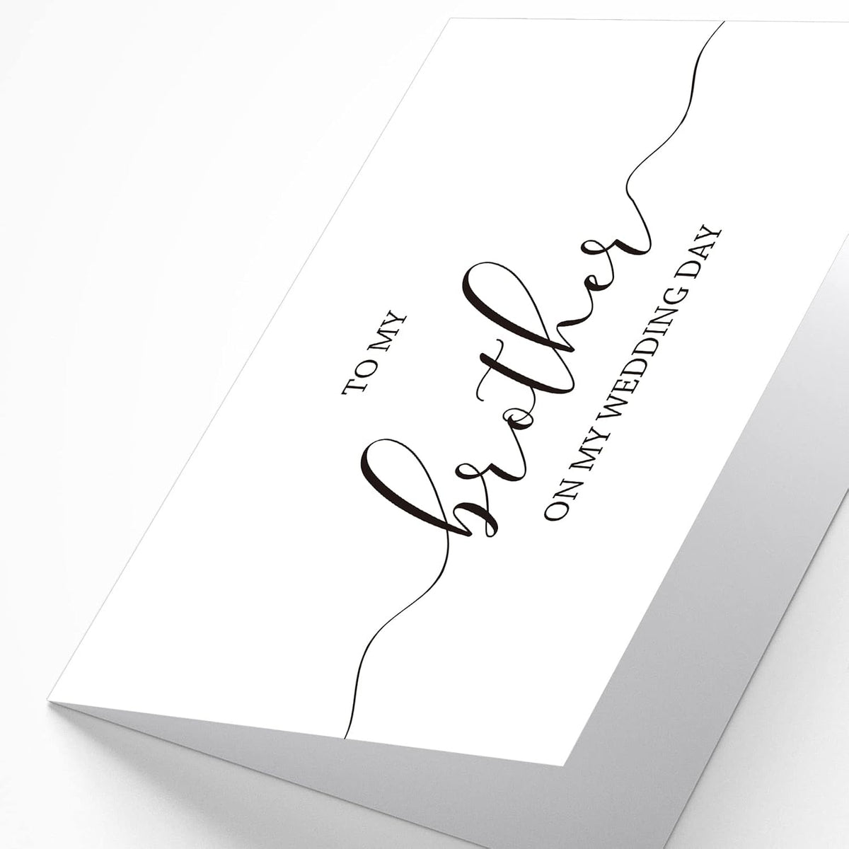 Goroar brother greeting card typography close up