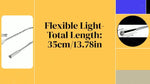 Sokelinn-six minimalist silver USB light showing full three hundred and sixty degree rotation