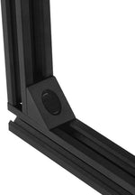 Sharp corner bracket for 3D printer frame construction