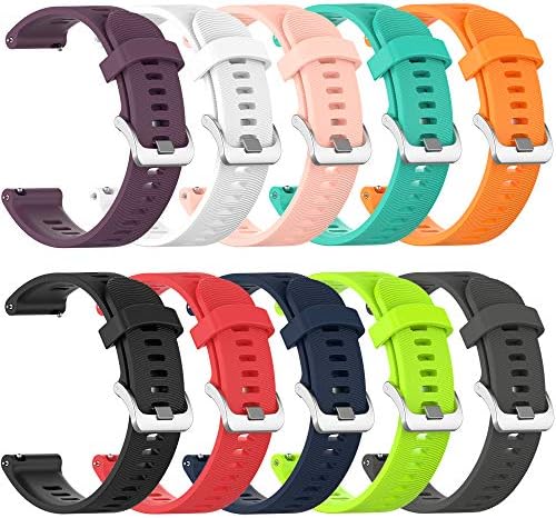 QGHXO watch band displaying the interior finish and the durable quick-release spring bars.