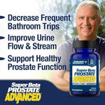 New Vitality men urinary health supplement two pack bottle display for better sleep