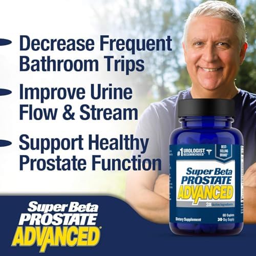 New Vitality men urinary health supplement two pack bottle display for better sleep