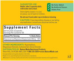Nature Made dietary supplement magnesium glycinate bottle detailing gluten free benefits