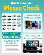 Ottocast smart car adapter showing side ports including HDMI and SIM slot