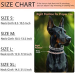 Dog Pinch Collar, Adjustable Quick Release Choke Training Collar, Stainless Steel Prong Collar for Large Medium Small Dogs - Image 7