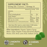 Back of Herbamama Iodine Gummies bottle with usage instructions