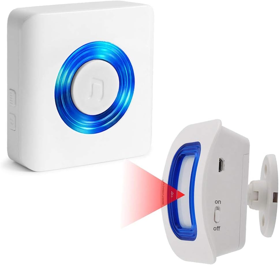 EverNary wireless caregiver pager and motion sensor front view