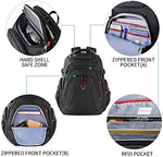KROSER extra large rucksack with the laptop compartment open displaying heavy protective padding