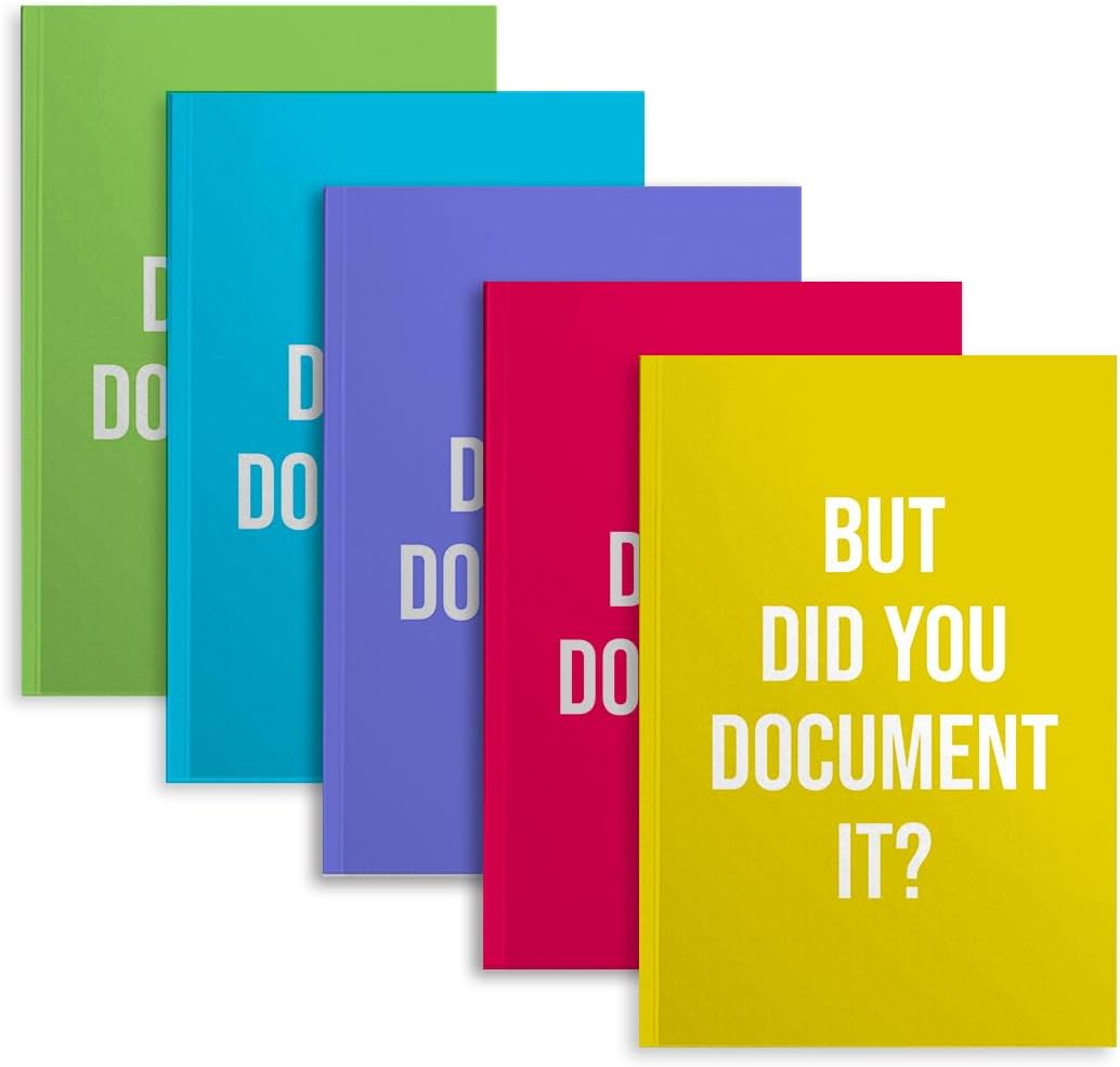 GHUSDFM funny office notebook journal set front view