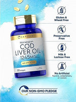 Authentic Carlyle Arctic cod liver oil dietary supplement for brain and joint wellness support