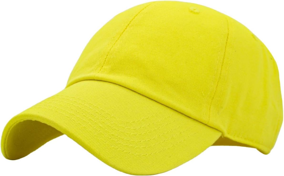 KBETHOS Classic Unisex Cotton Adjustable Low Crown Baseball Cap - Plain Dad Hat - Image 11