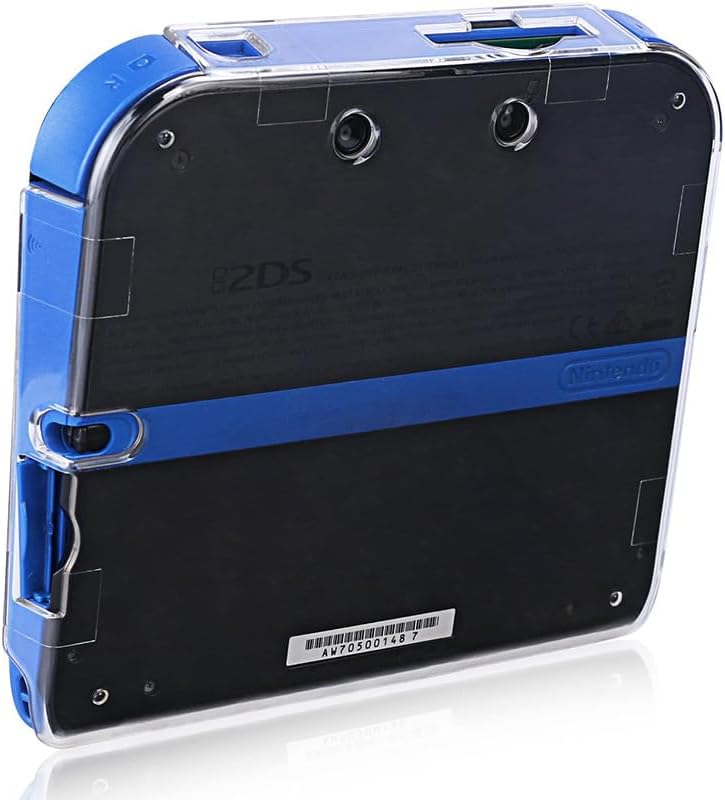 Transparent protective case showing button access for 2DS