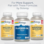 Authentic USA imported Solaray Flaxseed Oil bottle from Dropy