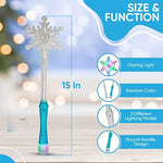 Two pack of Sensory4u snowflake wands for kids