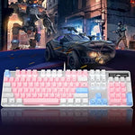 MageGee keyboard connected to laptop for gaming