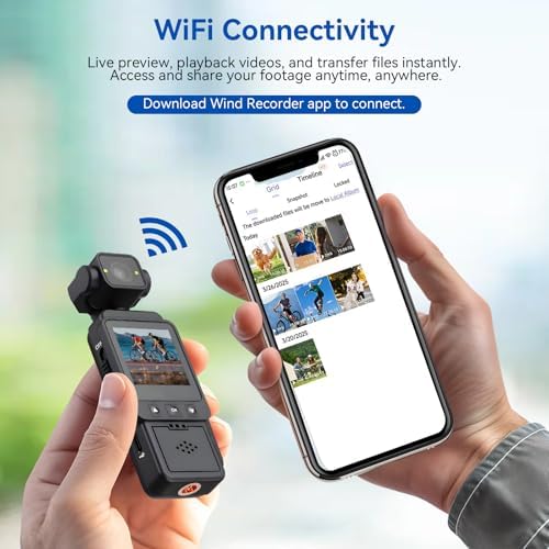 NTMHCTA wearable security camera clipped onto clothing for hands-free POV video recording.
