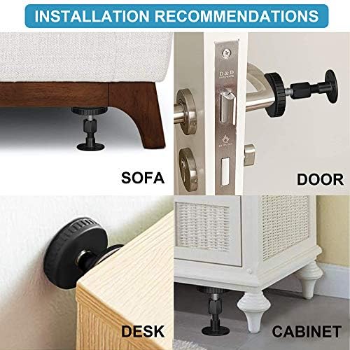 Krisler headboard stabilizer installation guide visualization showing adhesive backing removal