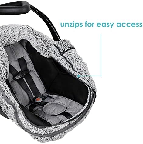 JJ Cole winter car seat cover packaged in branded retail box