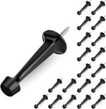 HOMOTEK 8 Pack Heavy Duty Solid Rigid Door Stop with Soft Rubber Tip, Zinc Die Cast Door Stopper Protect Wall & Door,Brass Bronze - Image 11