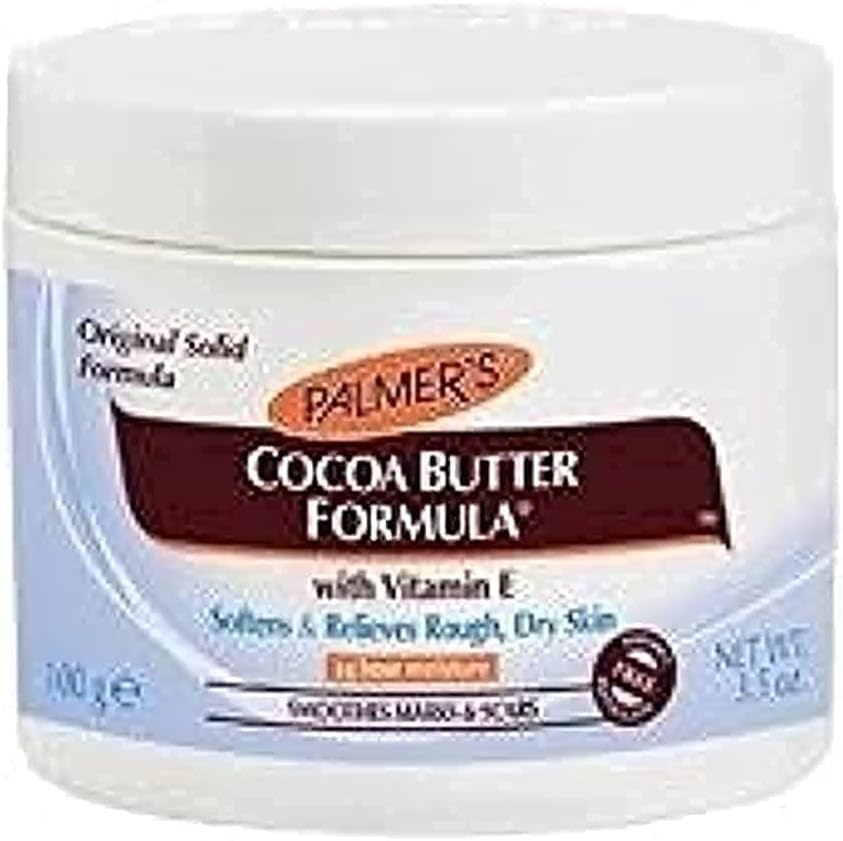 Palmer's Cocoa Butter Formula front view jar packaging moisturizer