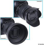 CamKix tulip flower lens hood for wide-angle photography