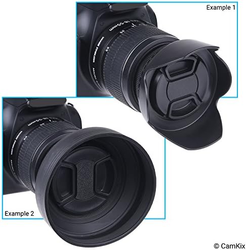 CamKix tulip flower lens hood for wide-angle photography