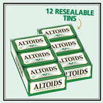 Altoids Spearmint Mints side profile of pocket tin
