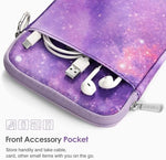 MoKo Kindle sleeve exterior pocket holding earphones and keys