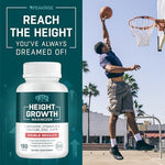 Side angle of BIOTEQUELAB calcium and vitamin D3 supplement bottle highlighting nutritional benefits for kids and teens.