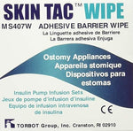 Waterproof skin barrier wipes for long-lasting medical tape and bandage support.