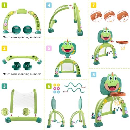 Marstone dinosaur activity center in a nursery setting