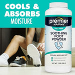 Professional foot care powder for athletes and work boot users