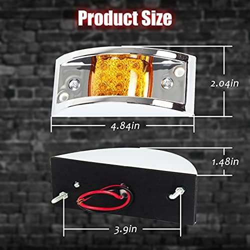 LiLoom armored trailer side light illuminated to showcase the bright full pattern output