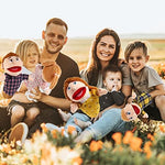 Detailed view of ZJoey brother hand puppet fabric and design