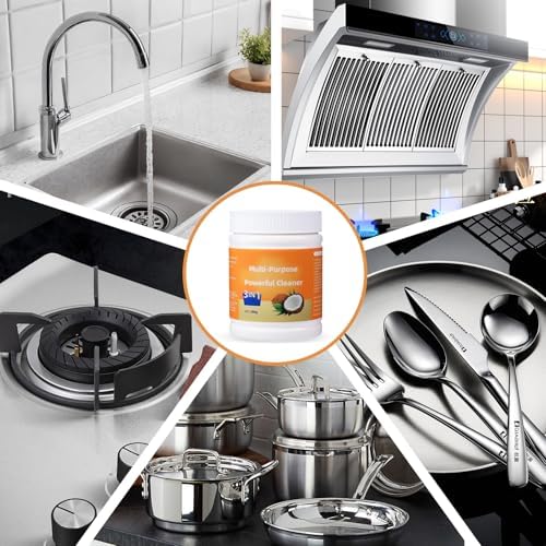 Eco friendly kitchen degreaser showing coconut oil based ingredients