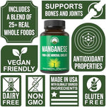 Peak Performance Manganese vegan capsules packaging