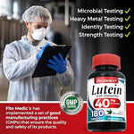 Fito Medic's Lab 180 count eye support capsules packaging