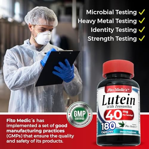 Fito Medic's Lab 180 count eye support capsules packaging
