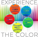 Close up of high visibility neon Franklin Sports teeball