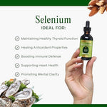 Go Nutrients Selenium liquid thyroid support supplement product packaging close up