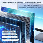 Packaging of the authentic USA imported Mamol computer privacy screen protector filter