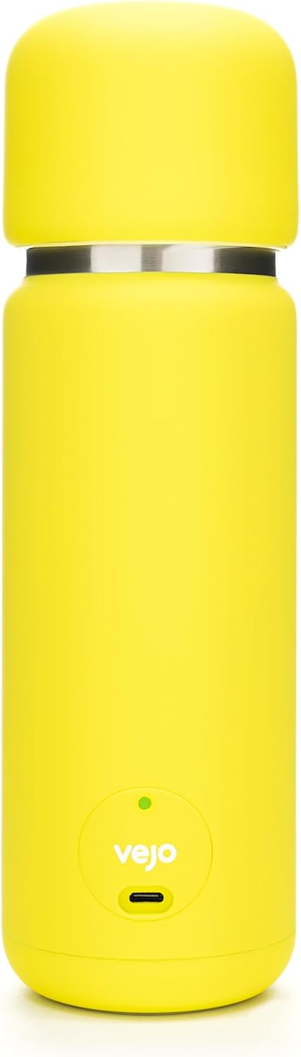 VEJO 12oz Electric Protein Shaker Bottle - USB Rechargeable Powder Mixer for Protein Shakes, Pre-Workout, Creatine | No Clumps, No Ball | 6-Blade Blending | BPA-Free | Gym Bag Travel Size | Neon Pink - Image 9