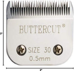 Geib Buttercut Detachable Replacement Dog Clipper Blade - Size-30, Stainless Steel Long-Lasting Sharp Edges, 1/50-Inch Length, Compatible with Andis A5, Oster A5, Wahl KM10, Size-30 Dog Grooming Blade - Image 9