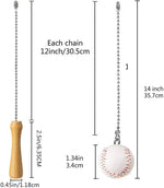 Akahttbn ceiling fan chain ornament close up detail