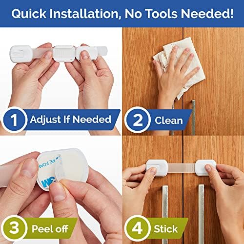 Flexible Wappa child safety strap lock applied to toilet lid