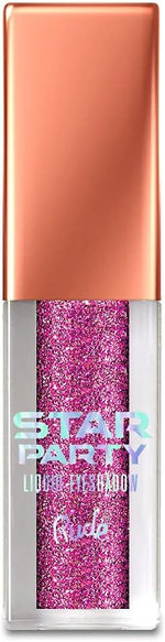 Rude Star Party Liquid Glitter Eyeshadow side angle view