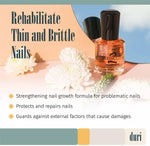 Duri Rejuvacote 2 clear polish bottle for daily nail strengthening maintenance