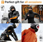 GearTOP premium balaclava mask converted into a comfortable winter neck gaiter.