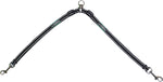 Caldwell's Pet Supply Co. black reflective twin dog splitter accessory package view.